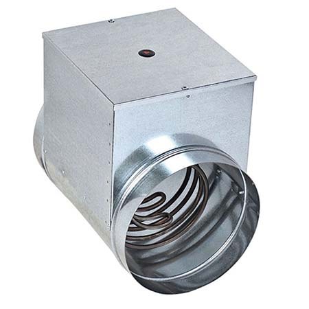 Электрический канальный нагреватель НККм-250-6,0-1ф для круглого воздуховода