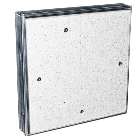 Люк ревизионный D Ceramo 500х300 скрытый монтаж съемный алюминий EVECS