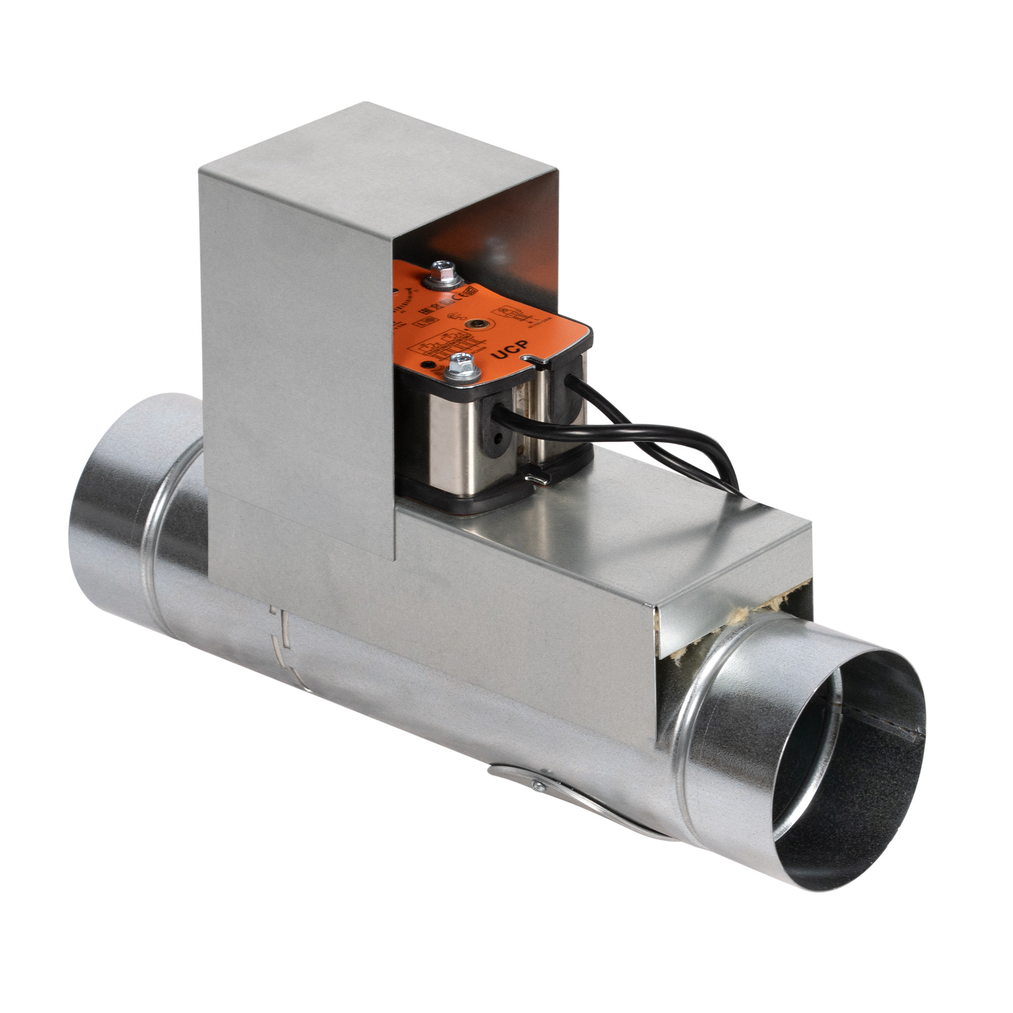 Клапан противопожарный SHUFT SHFDO-120-O-d200-MB230-0-0-0-0, Ø200 мм, EI 120